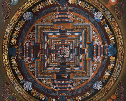 Buddhist Kalachakra Mandala  |  Spiritual Art