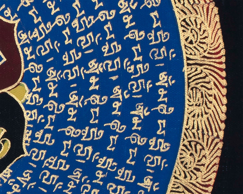 Tibetan Mantra Mandala  | Tibetan Art