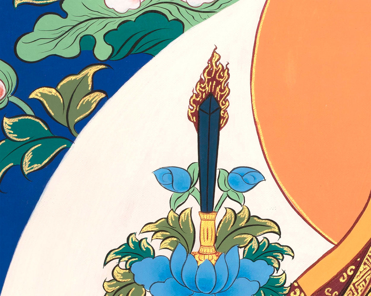 Tsongkhapa Thangka Painting | The Buddhist Master