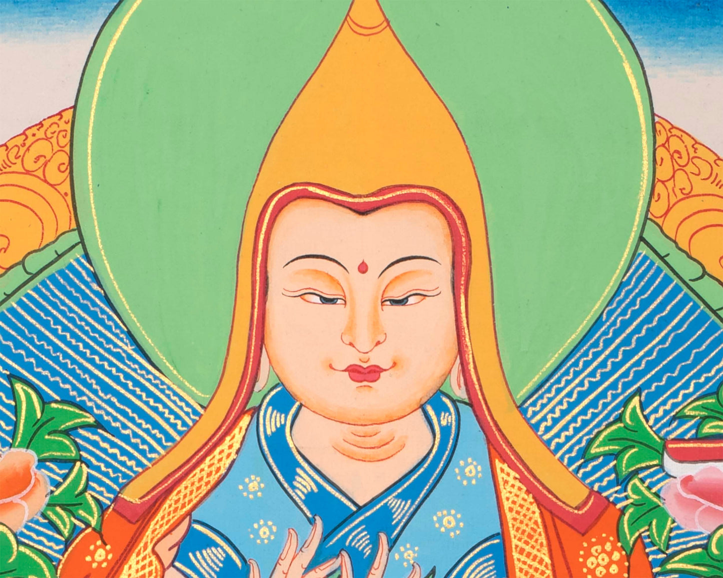 Je Tsongkhapa Thangka  | Chongapa Tibetan Buddhist Thangka