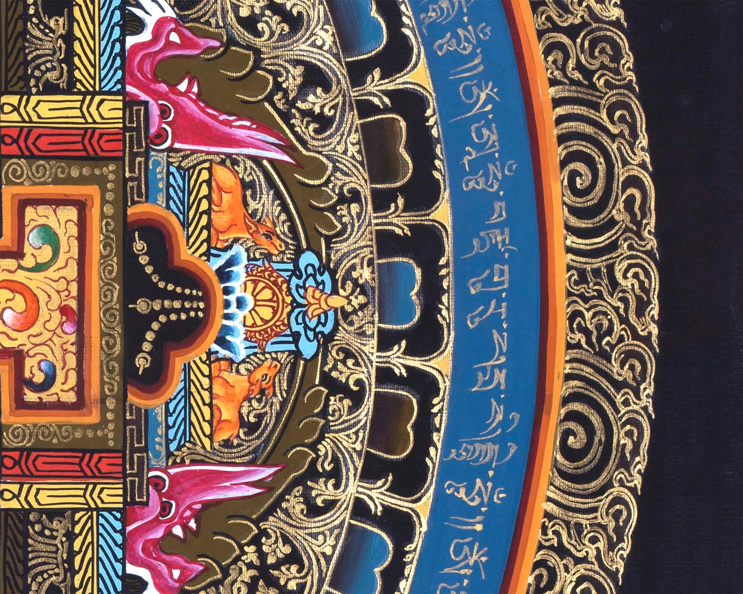 Green Tara Thangka Mandala | Traditional Painting