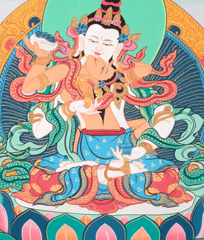 Dorje Sempa Thangka | Tibetan Vajrasattva Art