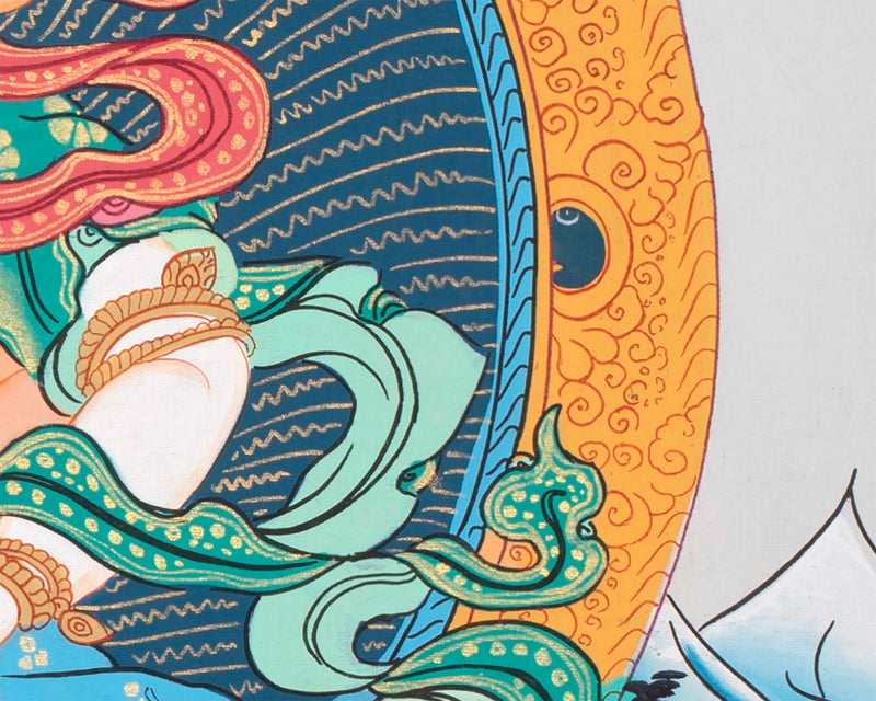 Dorje Sempa Thangka | Tibetan Vajrasattva Art