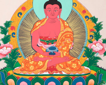 Buddha Amitabha Thangka | Mindfulness Meditation Practice Tool