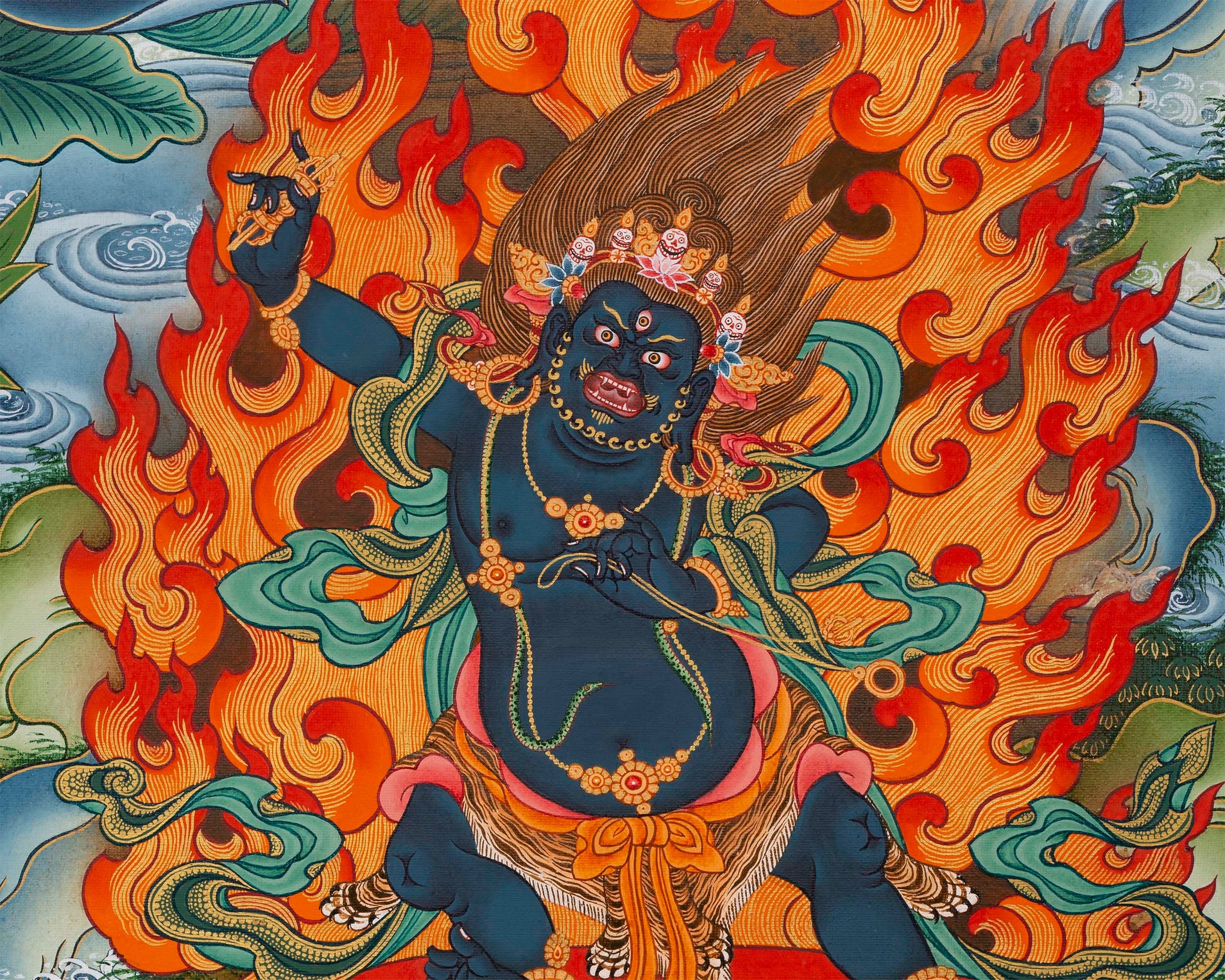 Four-Armed Avalokiteshvara Thangka | Wall Decoration