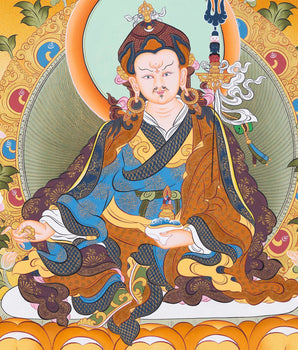 Padmasambhava Guru Rinpoche | Original Hand Painted Art | Wall Decors