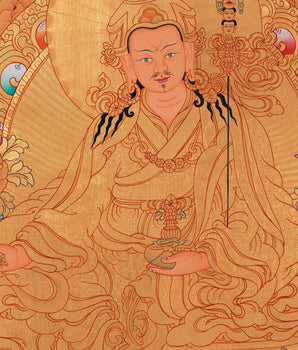 Padmasambhava Thangka | Tibetan Buddhism Art | Wall Decors
