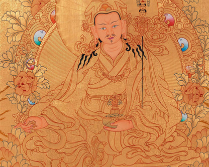 Padmasambhava Thangka | Tibetan Buddhism Art | Wall Decors