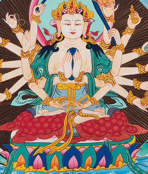 Bodhisattva Cundi Thangka | Mother Of All Bodhisattva Painting