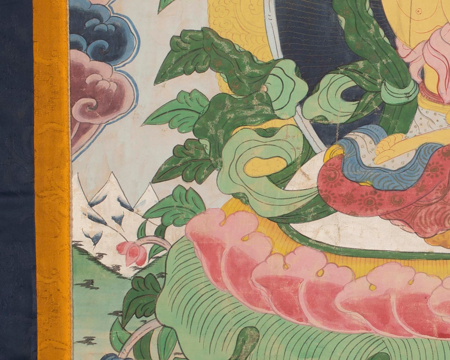 Manjushree Thangka | Vintage Thangka painting