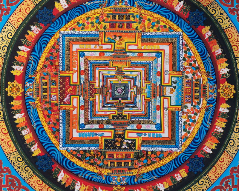 Fine Kalachakra Mandala | Art for Wealth And Success