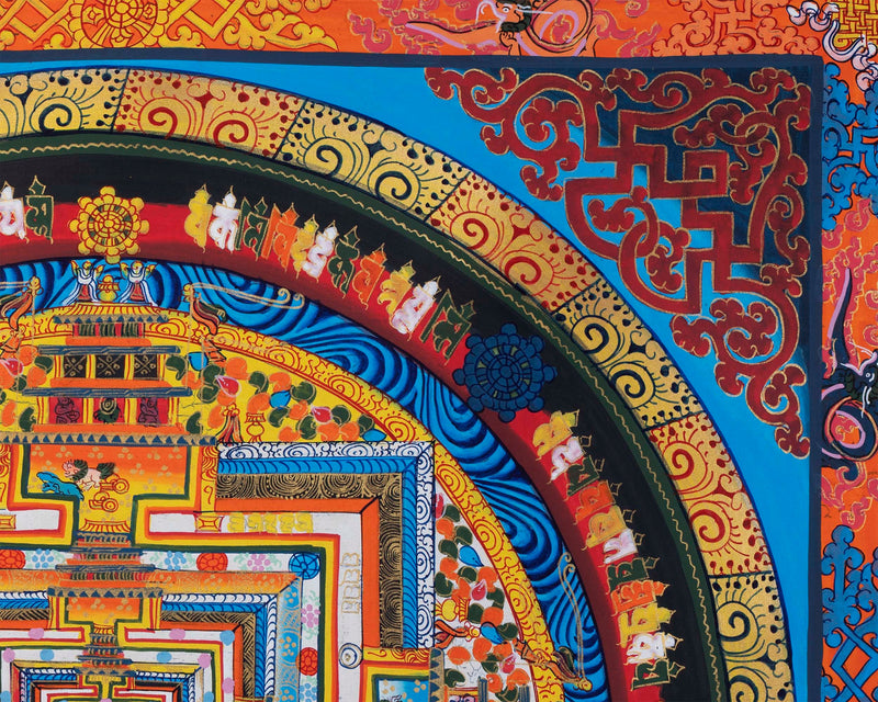 Fine Kalachakra Mandala | Art for Wealth And Success