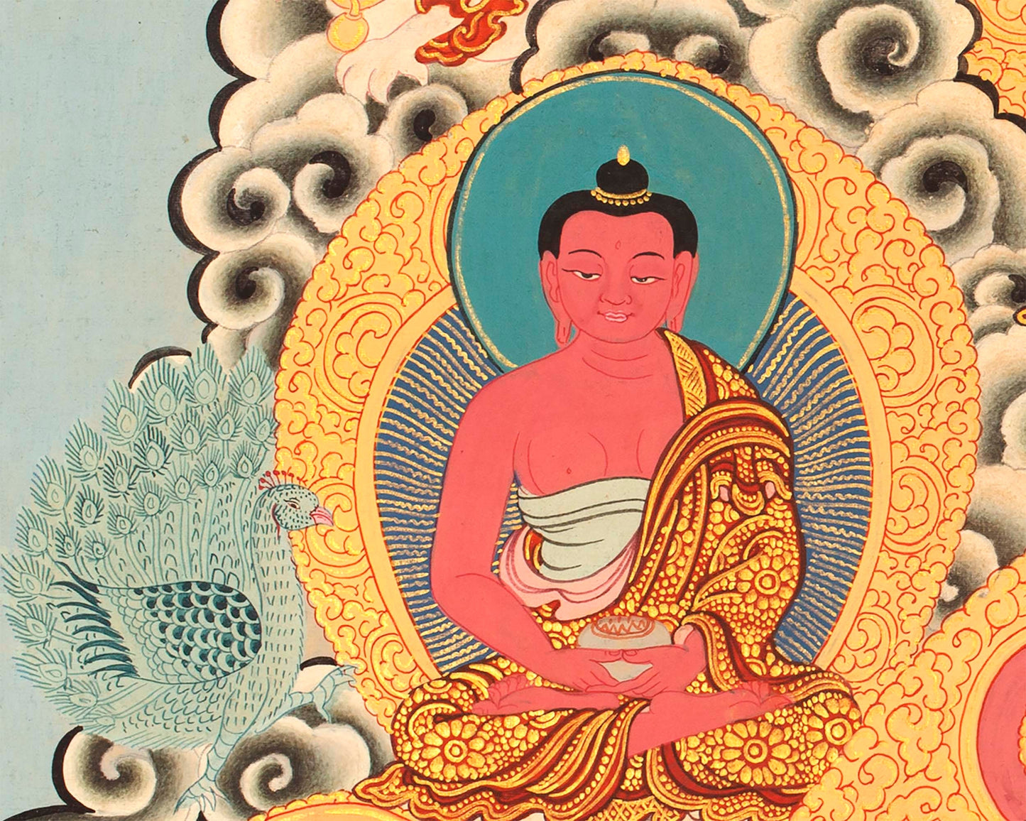 Buddhist Goddess Green Tara Thangka | Tibetan Traditional Art | Religious Wall Decoration