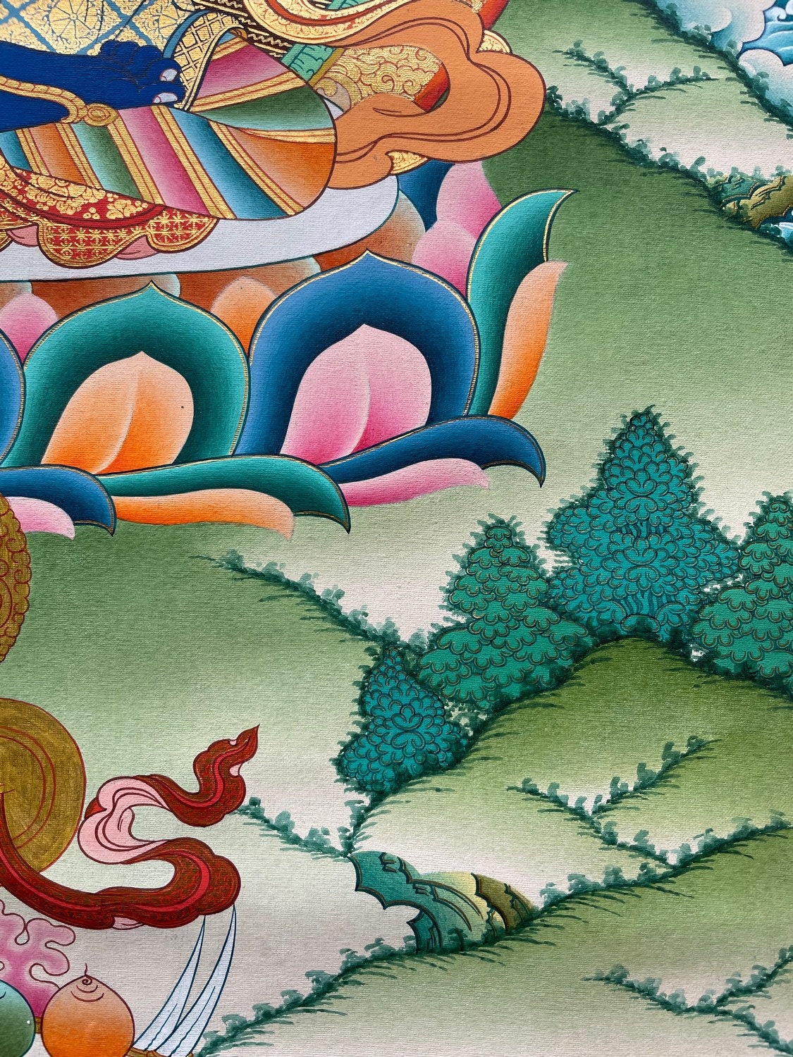 Vajradhara Original Hand Painted Thangka | Wall Decoration Painting