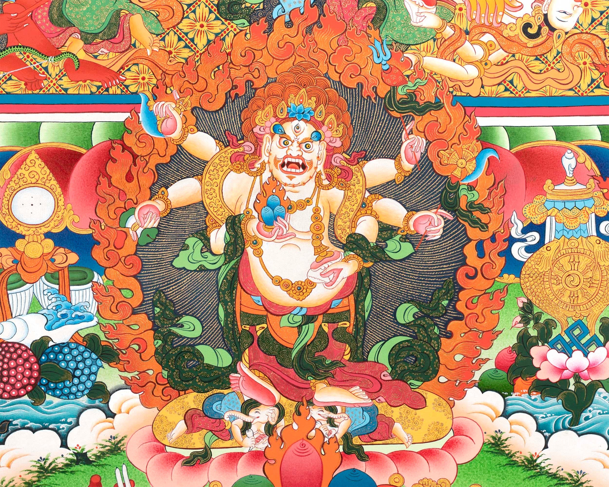Kalachakara with Vishvamata | Wall hanging