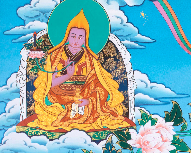 Handmade Avalokiteshvara Thangka | Hand Pained Tibetan Wall decor