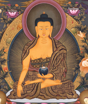 Shakyamuni Handmade Thangka | Art For Peace