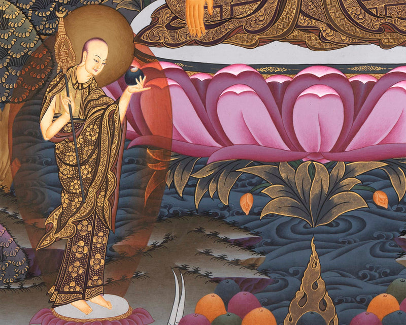 Shakyamuni Handmade Thangka | Art For Peace