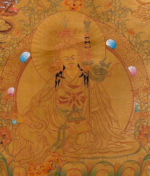 Padmasambhava Thangka Painting | Lotus Born Master of Buddhism