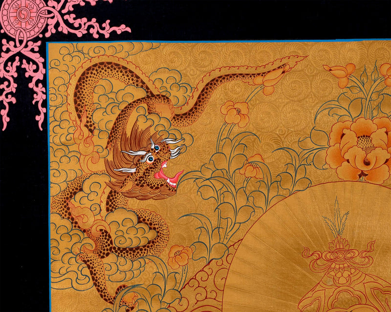 Padmasambhava Thangka Painting | Lotus Born Master of Buddhism