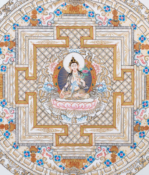 White Tara | High Quality Thangka