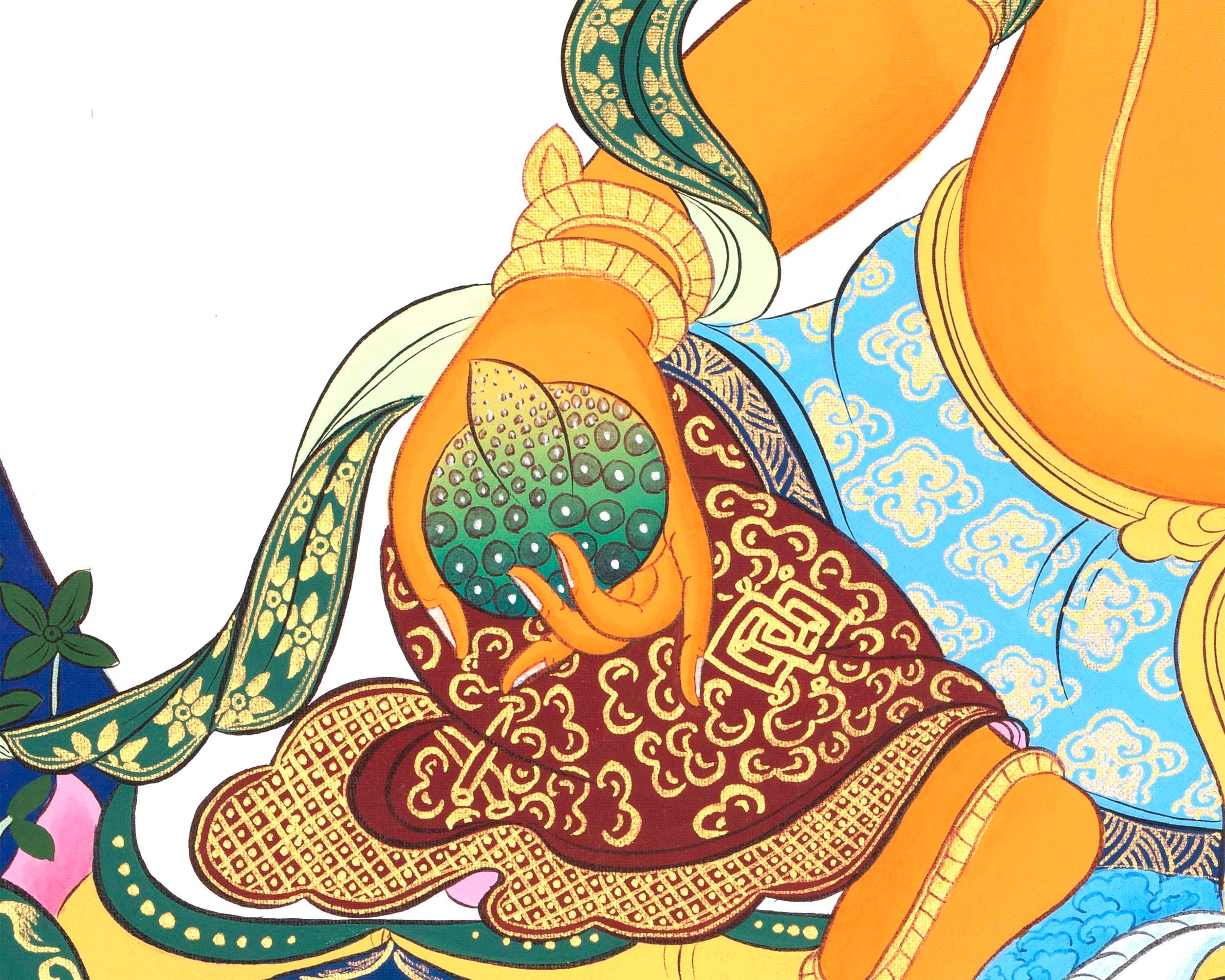 Zambala Thangka | Wealth And Prosperity