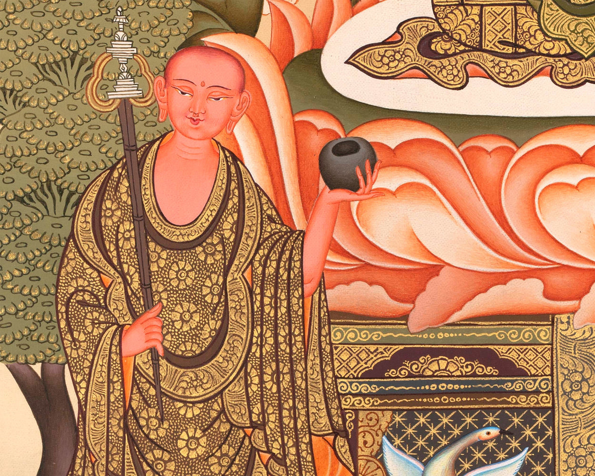 Amitabha Buddha Buddhist Thangka | Wall  Decor