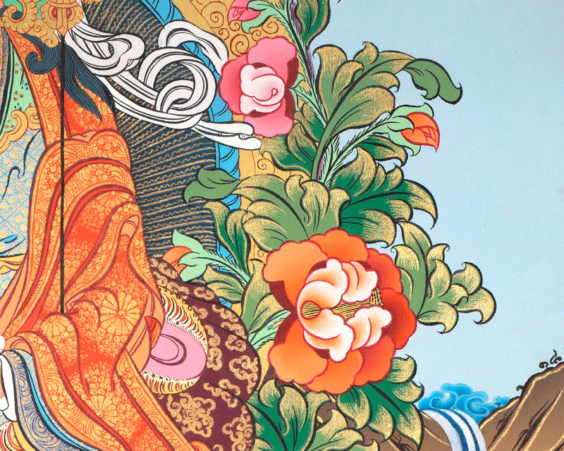 Padmasambhava Thangka | Meditation Canvas Art