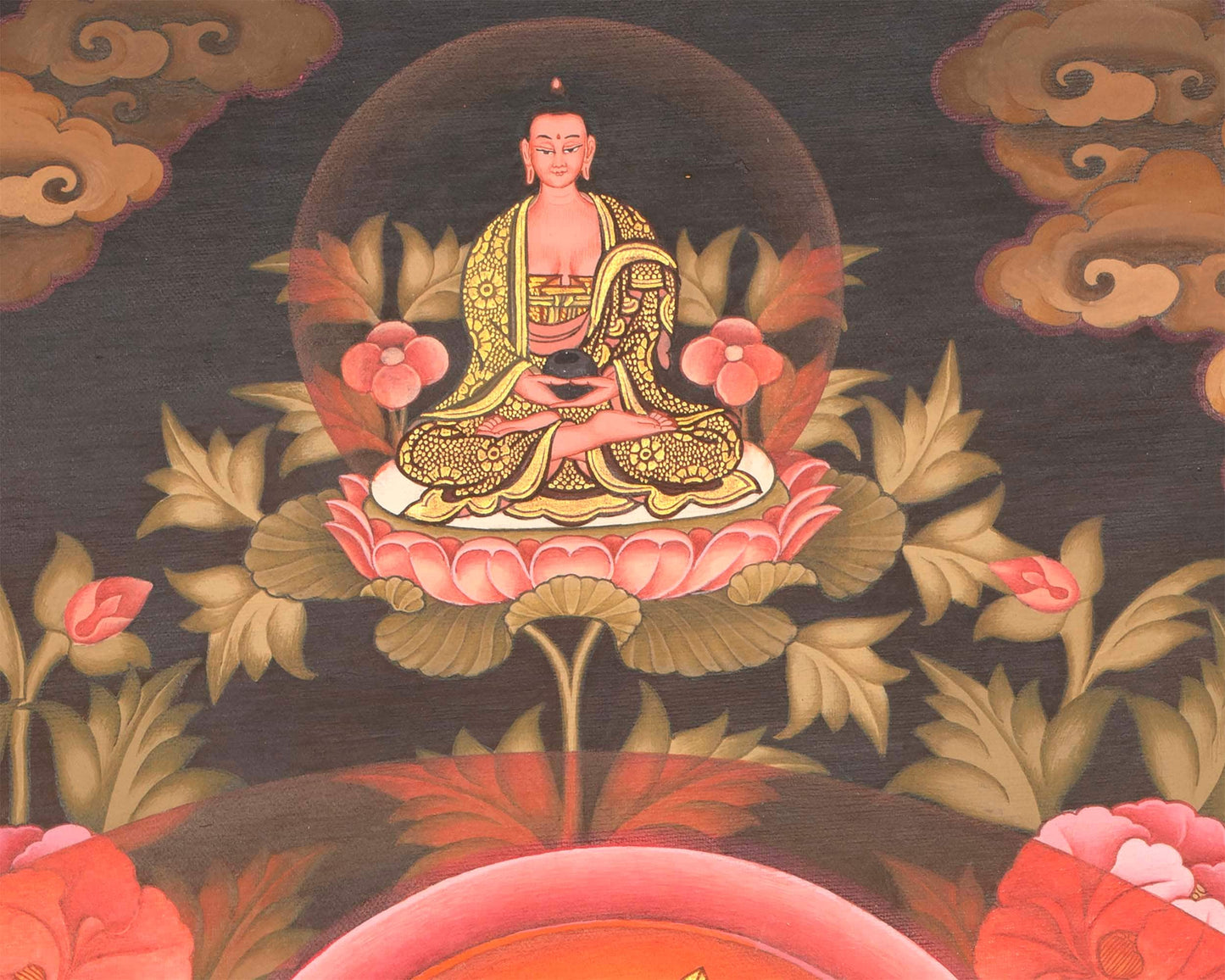 Vajrasattva Thangka Art | Buddhist Original Hand-Painted Thangka