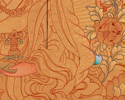 Padmasambhava Thangka | Tibetan Buddhism Art | Wall Decors