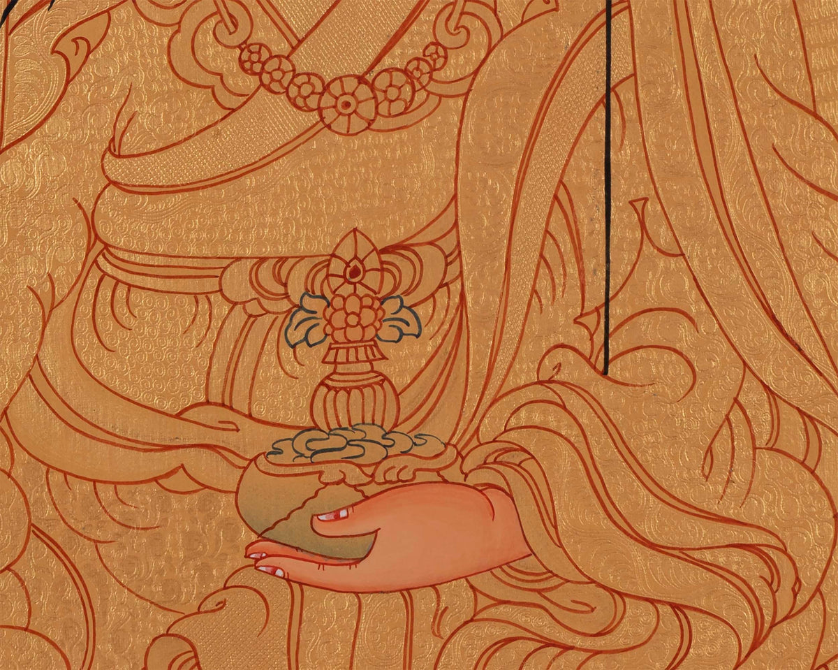 Padmasambhava Thangka | Tibetan Buddhism Art | Wall Decors