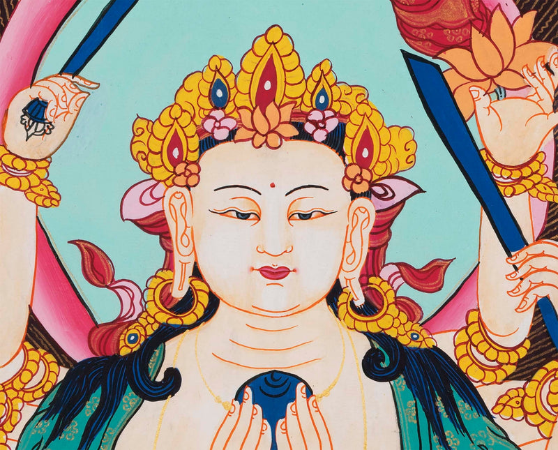 Bodhisattva Cundi Thangka | Mother Of All Bodhisattva Painting