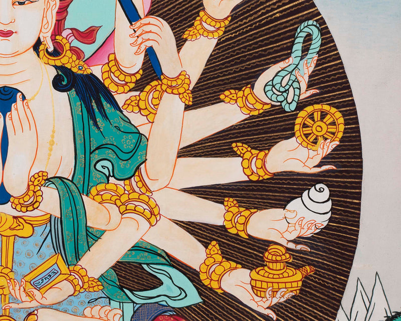 Bodhisattva Cundi Thangka | Mother Of All Bodhisattva Painting