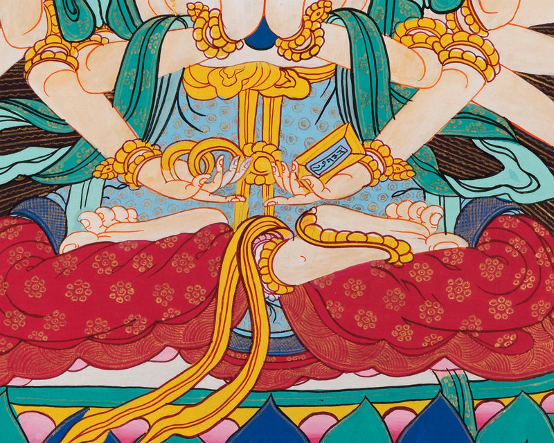 Bodhisattva Cundi Thangka | Mother Of All Bodhisattva Painting