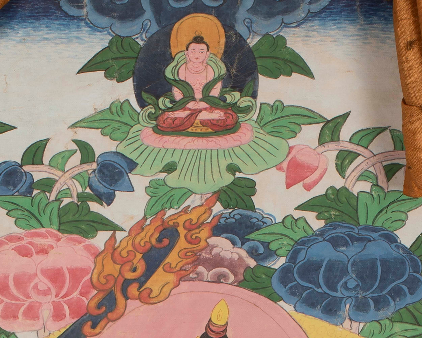 Manjushree Thangka | Vintage Thangka painting