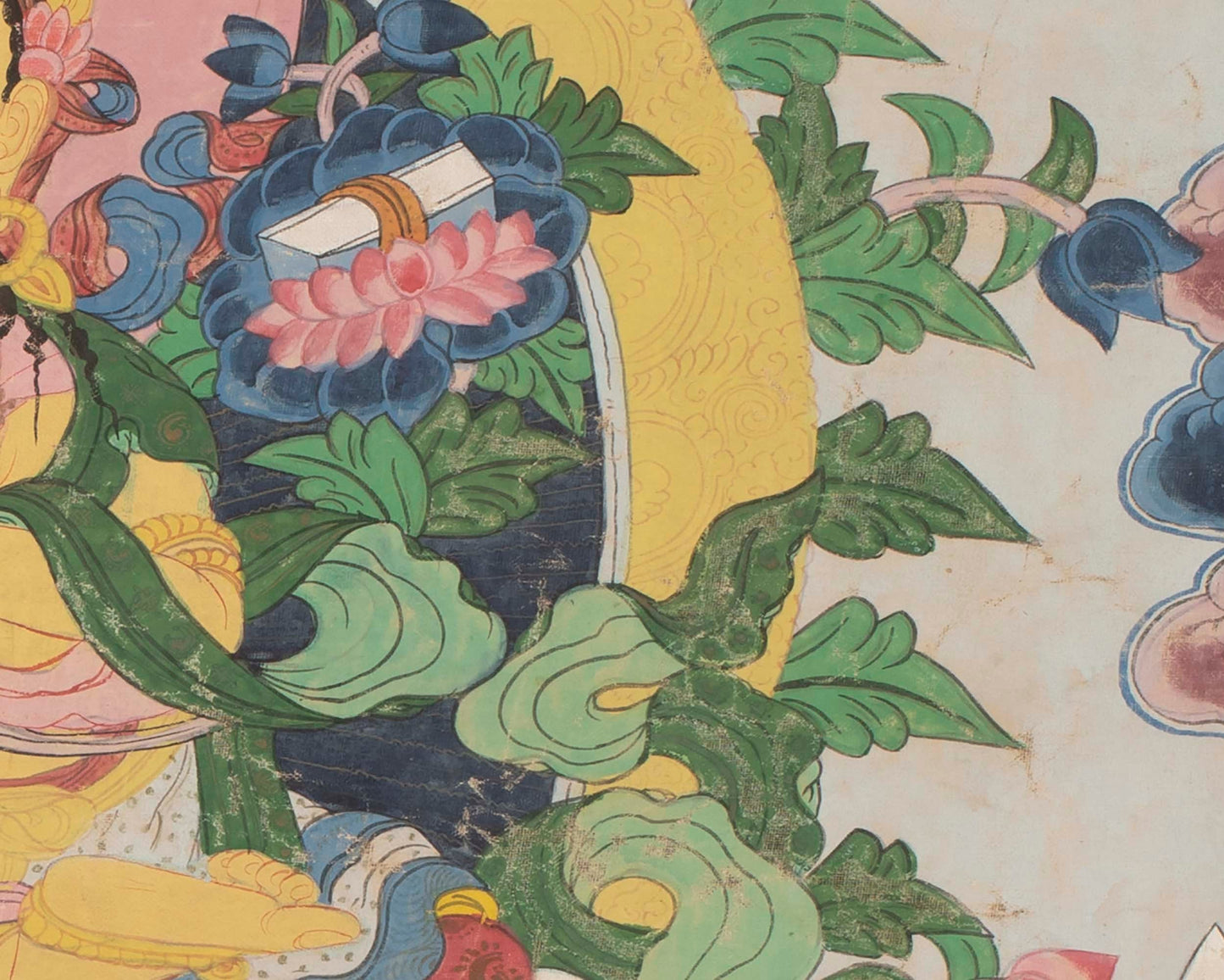 Manjushree Thangka | Vintage Thangka painting