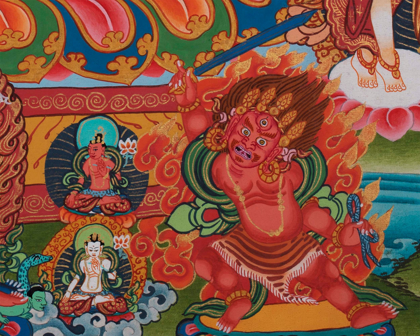 Gautama Buddha Thangka | Wall Decor | Tibetan Hand Painting