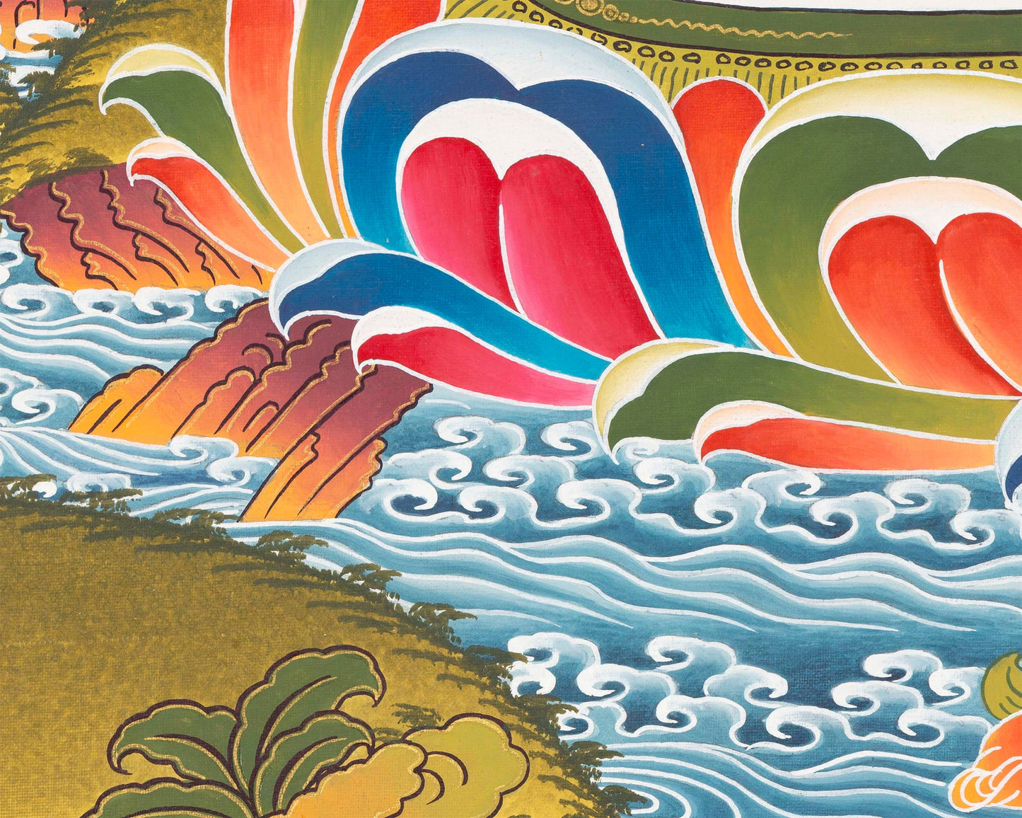 Yab Yum Samantabhadra Buddha | Original Hand-Painted Buddhist Thangka