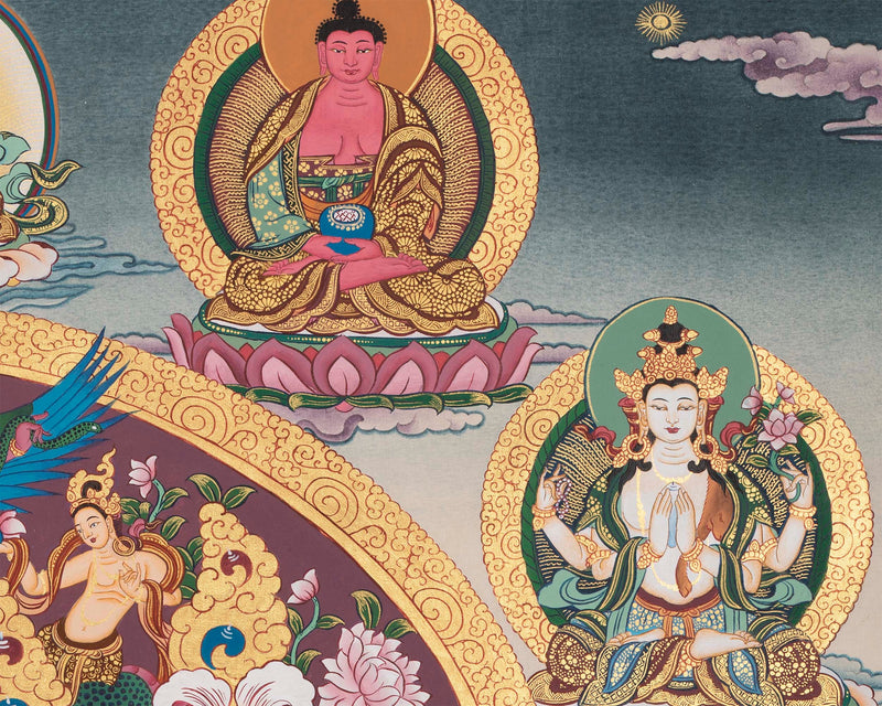 Buddha Thangka |Sariputra & Maudgalyayana Thangka