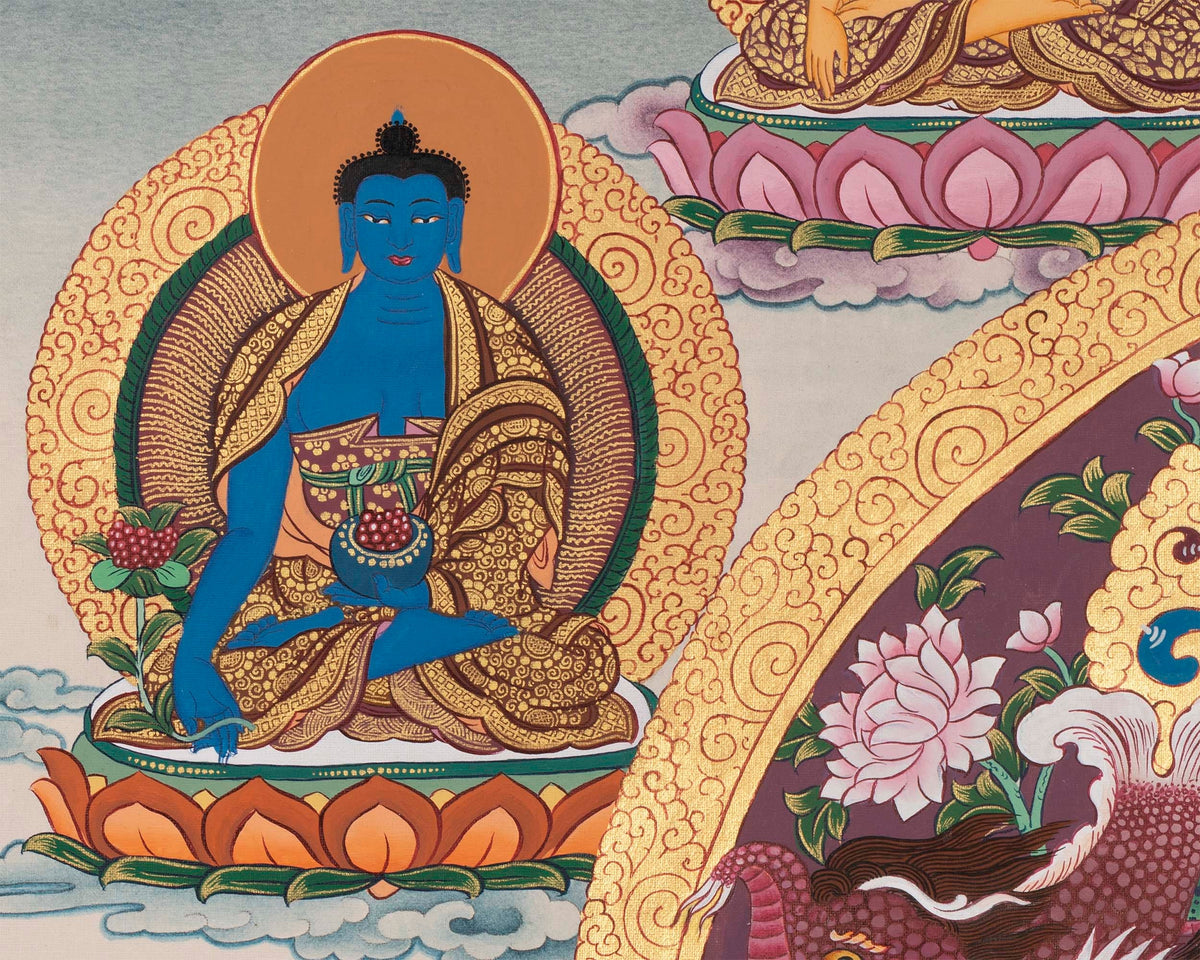 Buddha Thangka |Sariputra & Maudgalyayana Thangka
