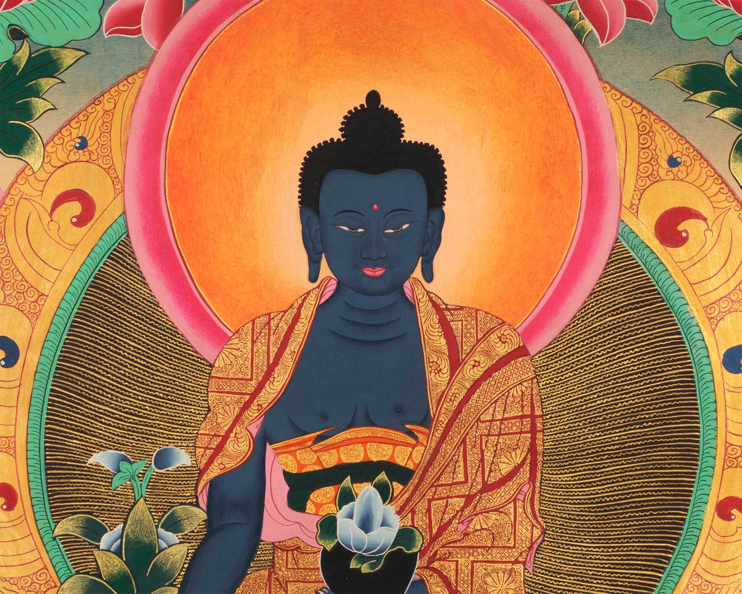 Eight Medicine Buddha Thangka | Wall Decoration Painting