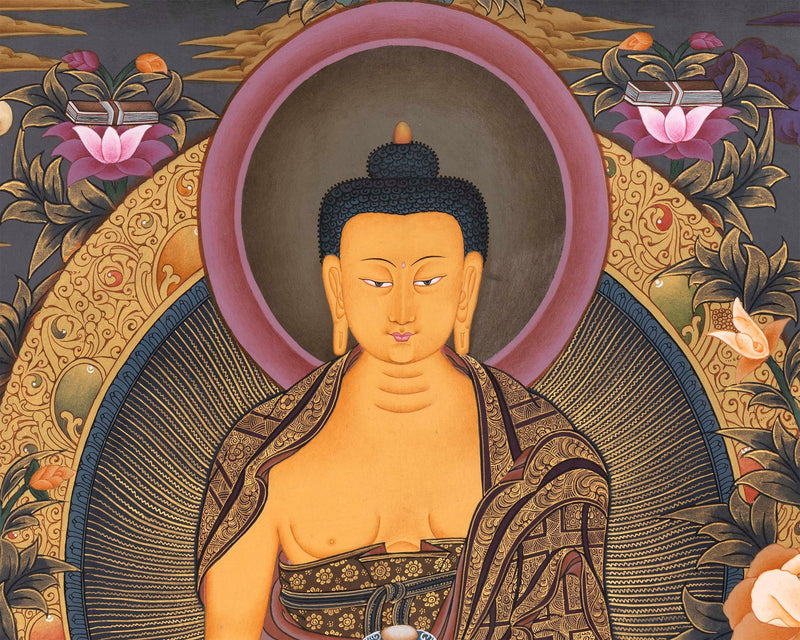 Shakyamuni Handmade Thangka | Art For Peace