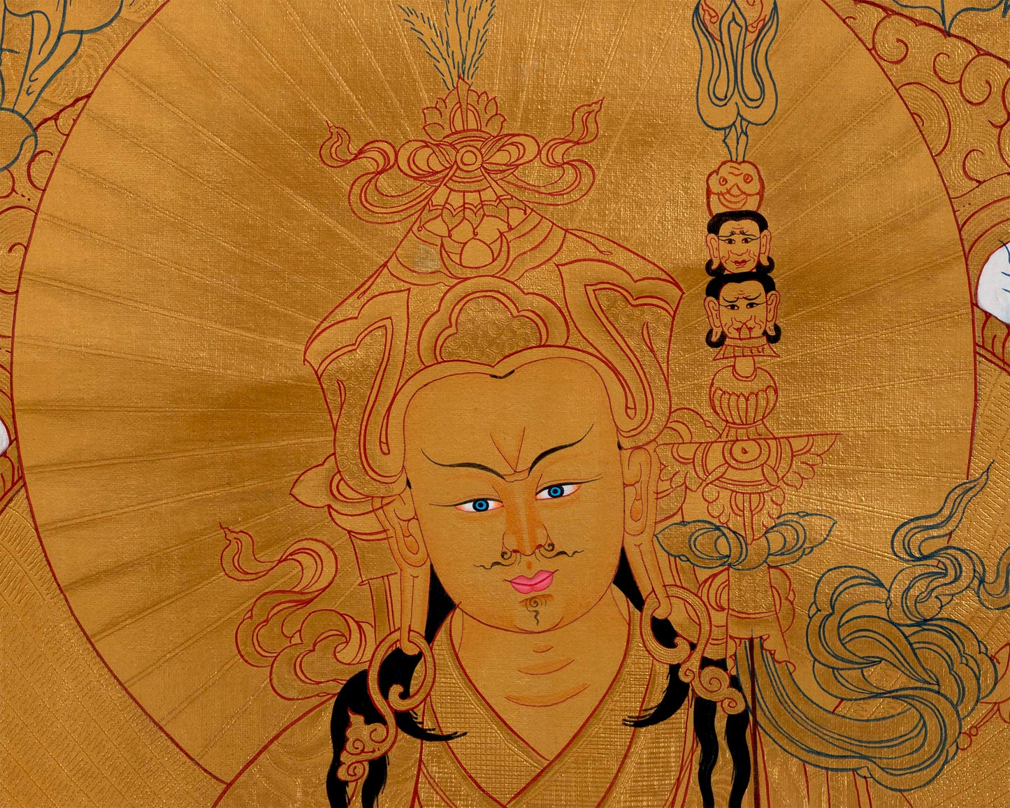 Padmasambhava Thangka Painting | Lotus Born Master of Buddhism