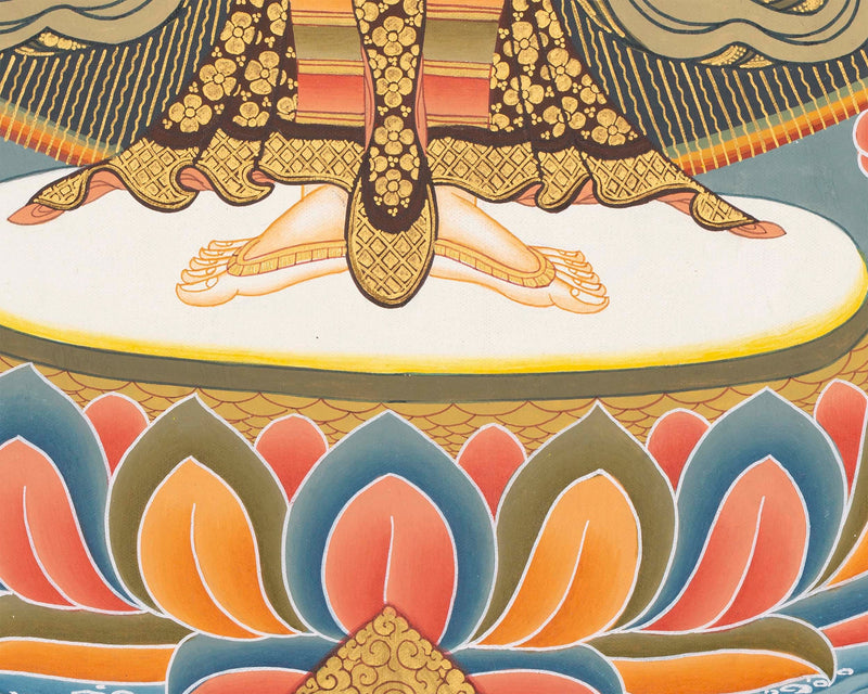 1000 Armed Bodhisattva Guanyin Chenrezig Thangka | Avalokiteshvara Thangka