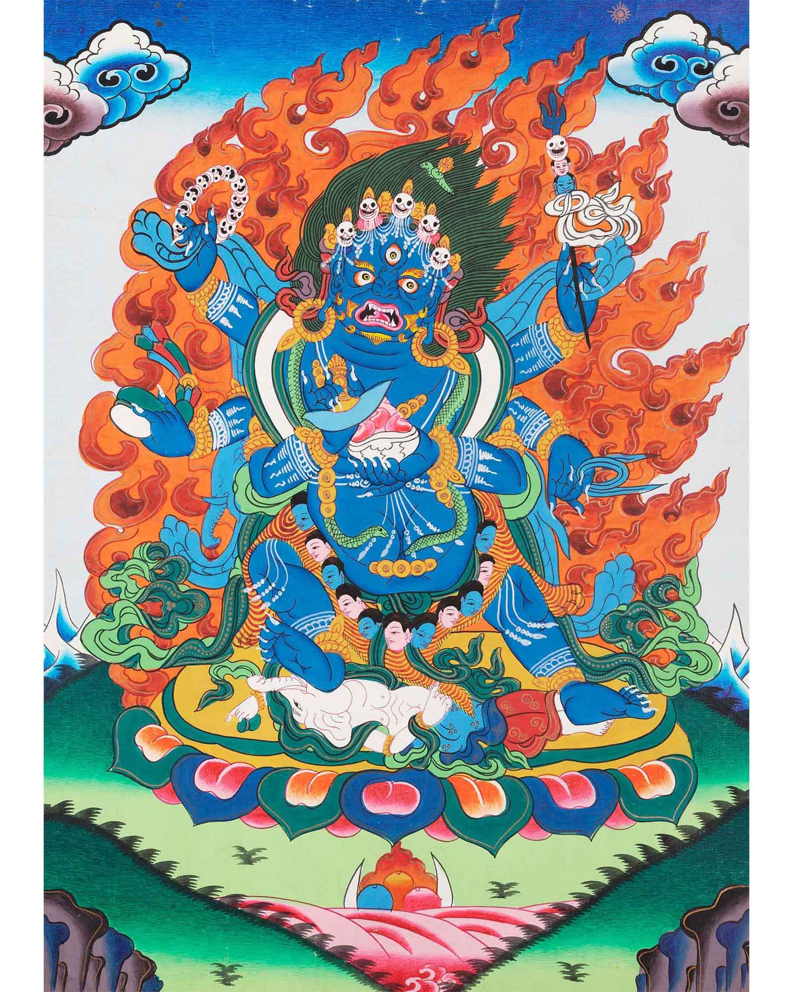 kalabhairava thangka