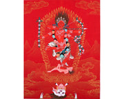 Kurukulla Thangka, Dakini Original Painting, Himalayan Tibetan Buddhist art