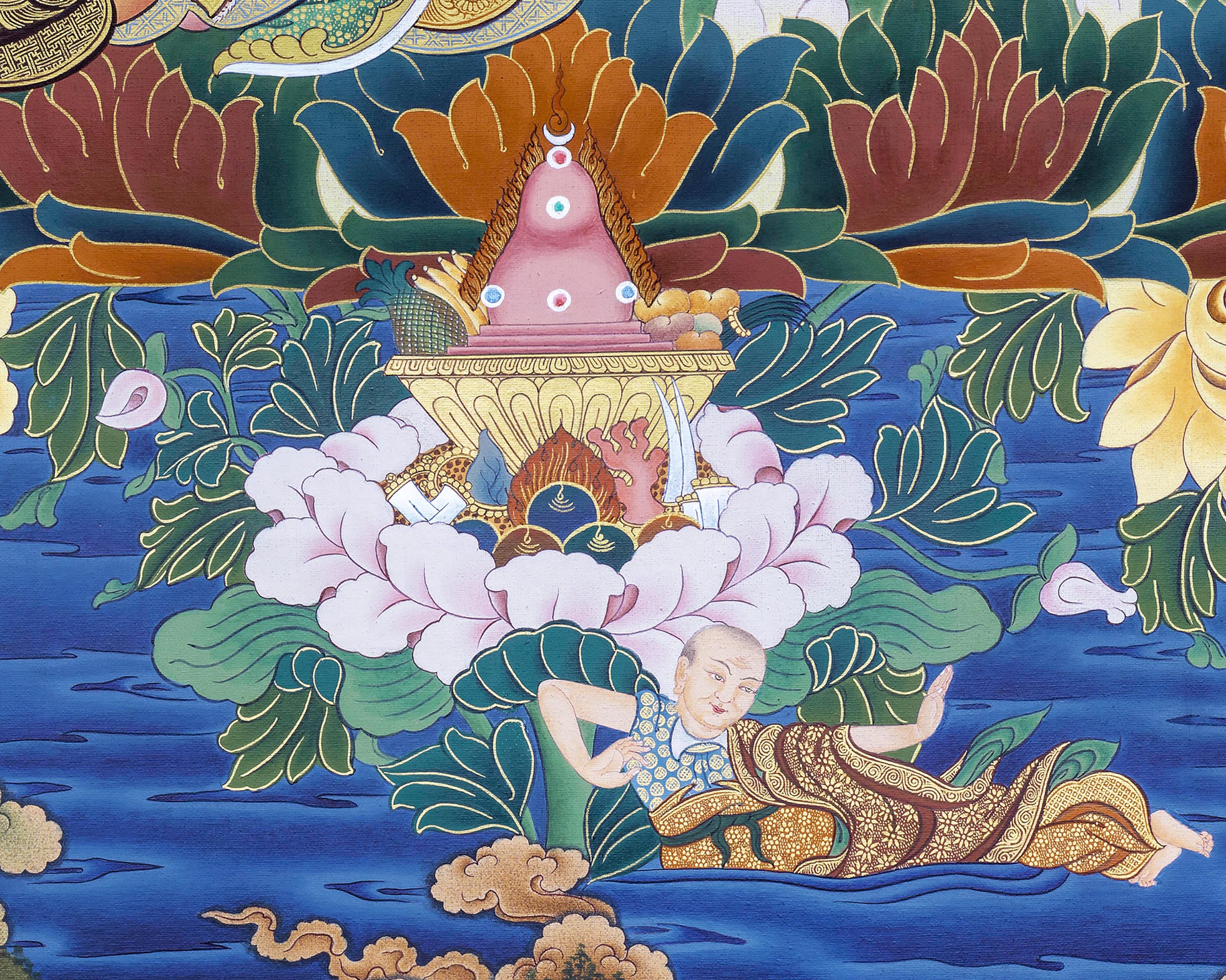 25 disciples of Guru Rinpoche | Tibetan  High Quality Canvas Print