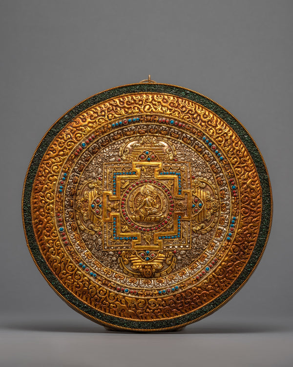 Copper Mandala Thangka