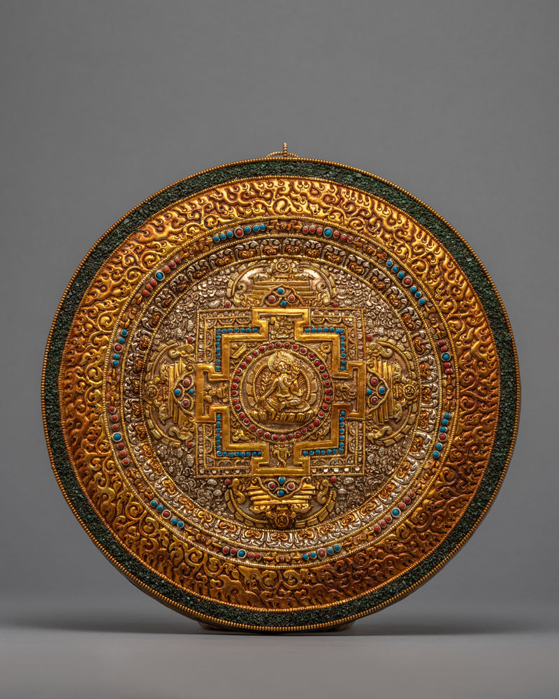 Copper Mandala Thangka