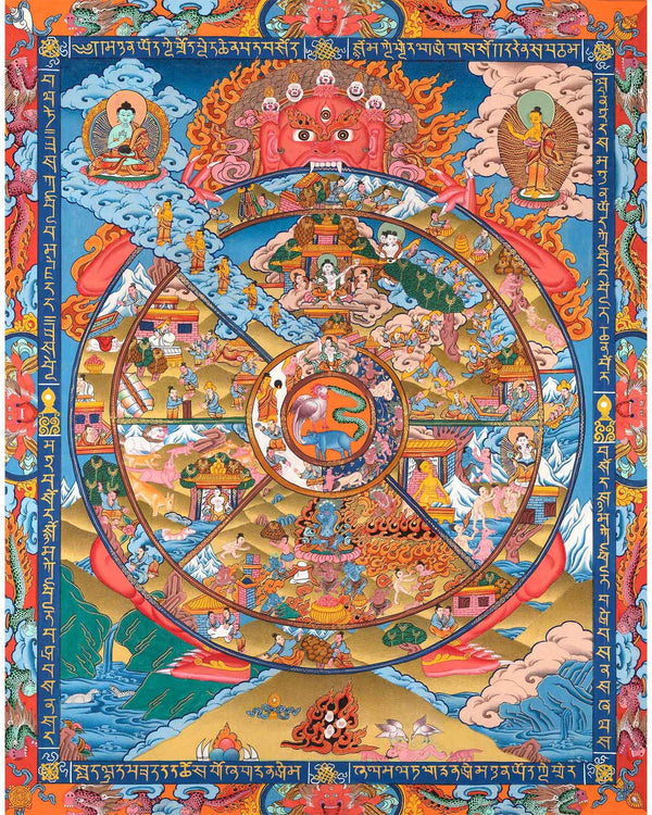 original bhavachakra thangka